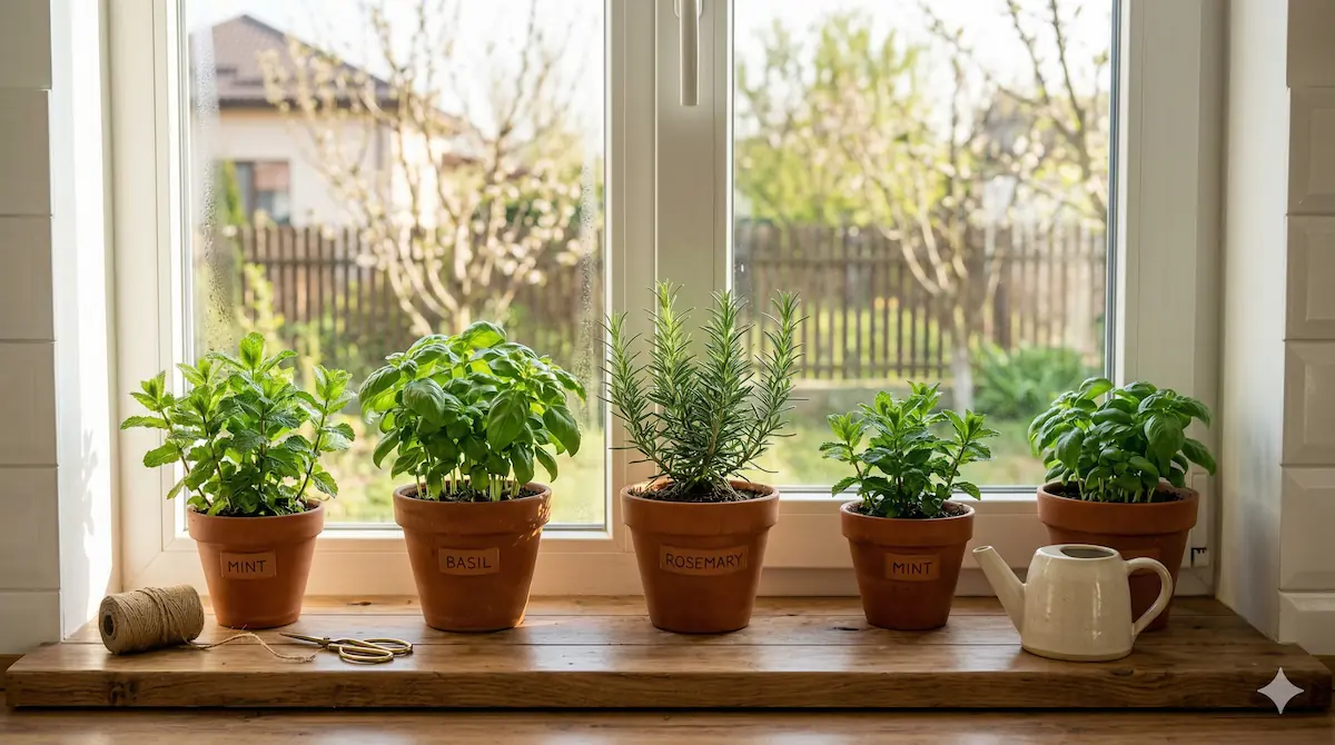 Spice Garden on the Windowsill: Fresh Herbs in Your Kitchen All Year Round