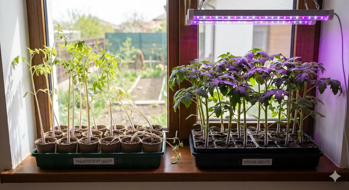 Leggy Seedlings: Why Plants Grow Thin and How to Save Them